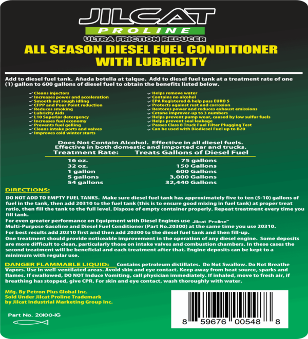 Multi-Purpose Diesel Fuel Conditioner with lubricity